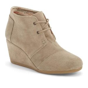 Toms ‘Desert’ Wedge Bootie